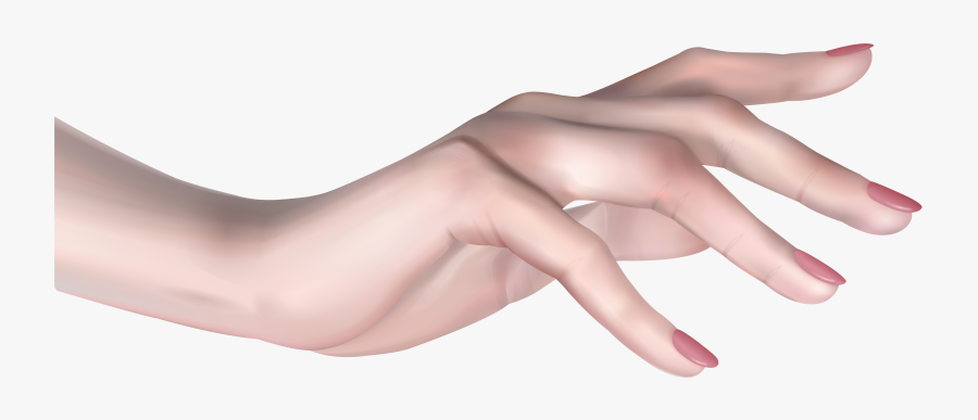 Nails Clipart Lady Hand - Girl Hand Transparent Background, Transparent Clipart