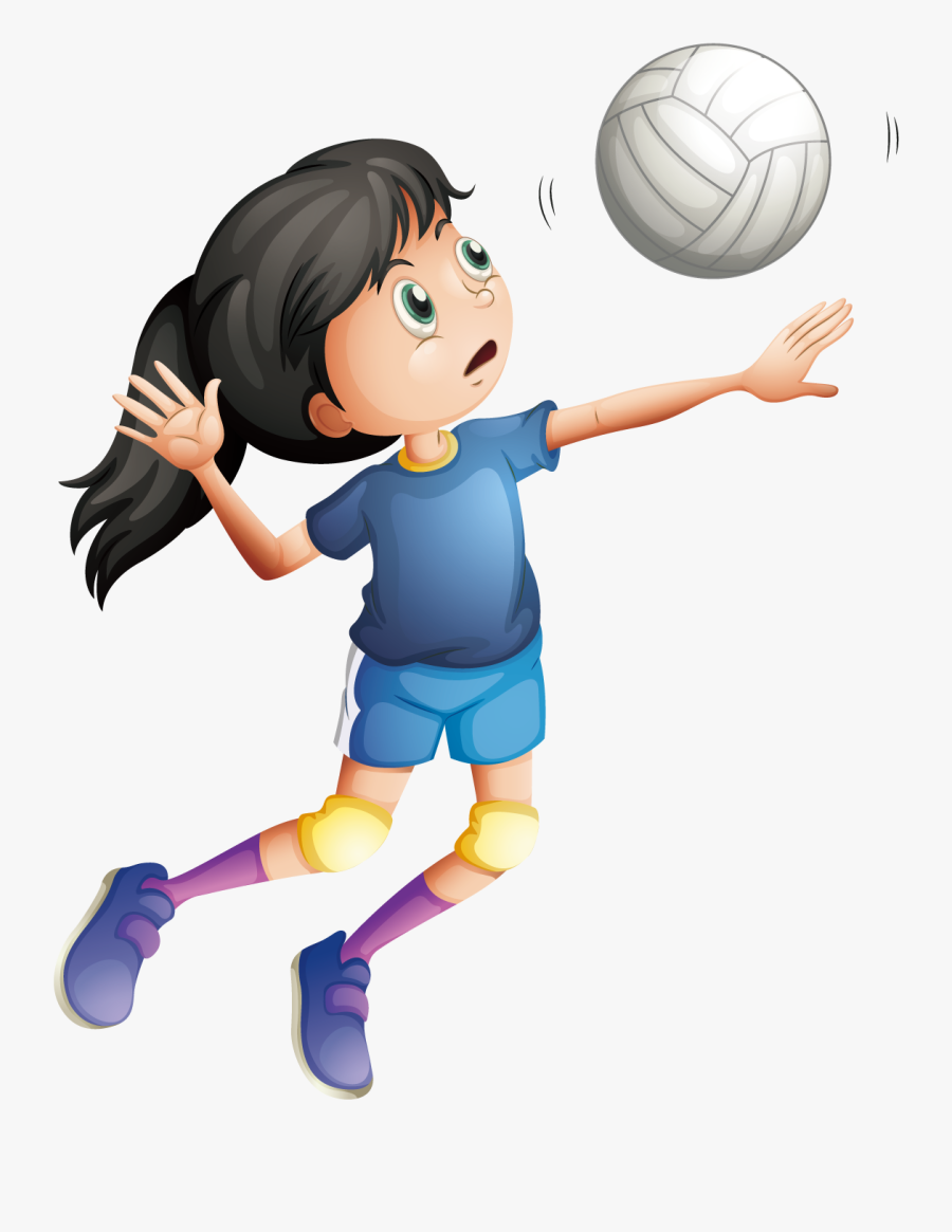 Volleybal Cartoon - Volleyball Cartoon Clipart | Free download on
