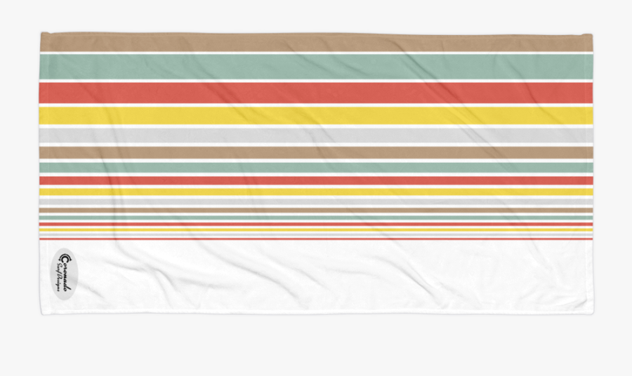 Clip Art Retro Beach - Scarf, Transparent Clipart