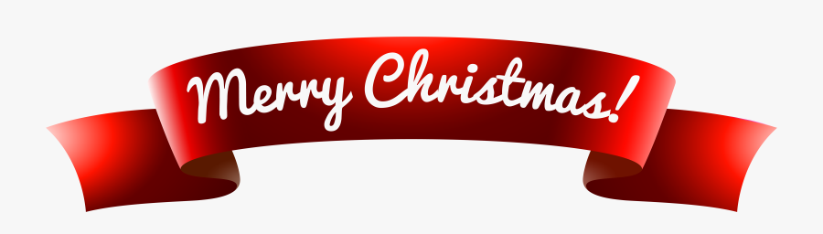 Banner Merry Christmas Png Clip Art Image - Merry Christmas Vector Png, Transparent Clipart