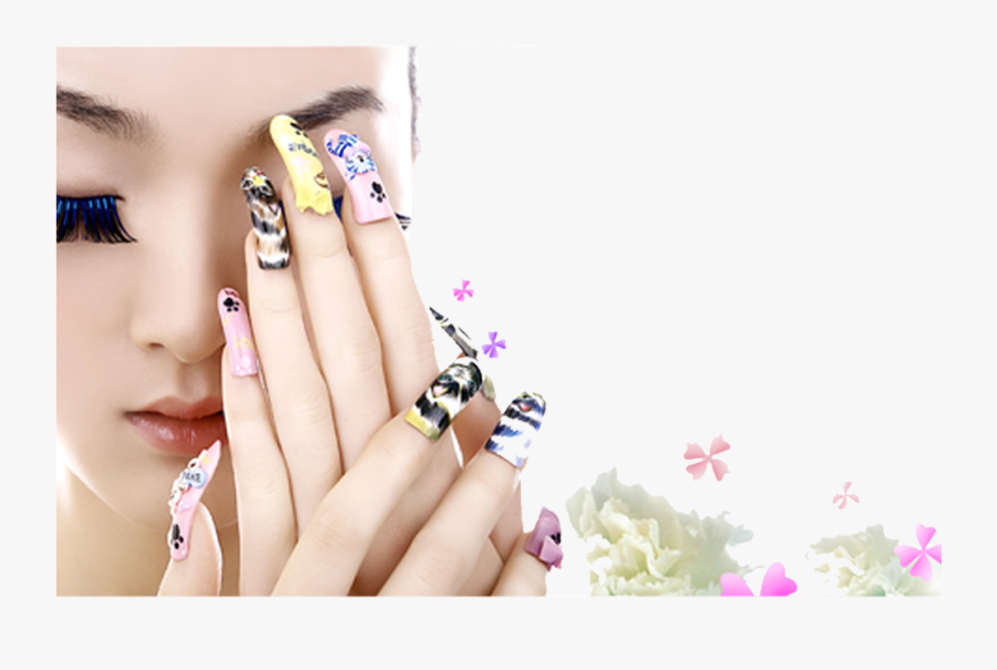 Manicure Clip Art Beauty - Móng Và Mi Vector, Transparent Clipart