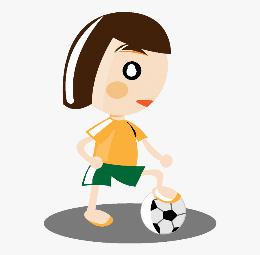 Девушка С Мячом , Free Transparent Clipart - ClipartKey