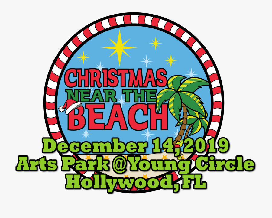 Christmas Near The Beach - Circle, Transparent Clipart