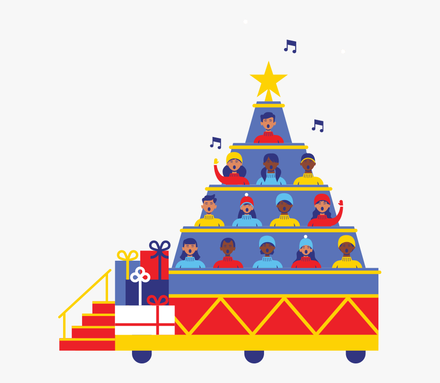 Christmas Carolers Clipart, Transparent Clipart