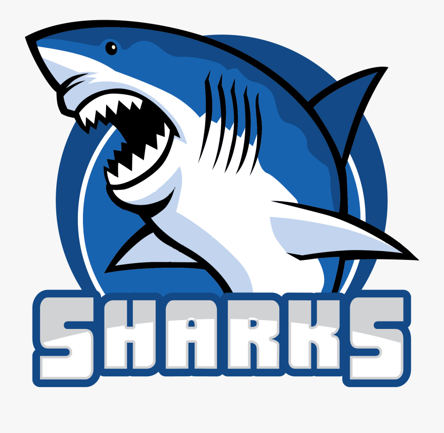Bq Tball Teamlogo V05 Sharks1 - Blue Sharks Team Logo, Transparent Clipart