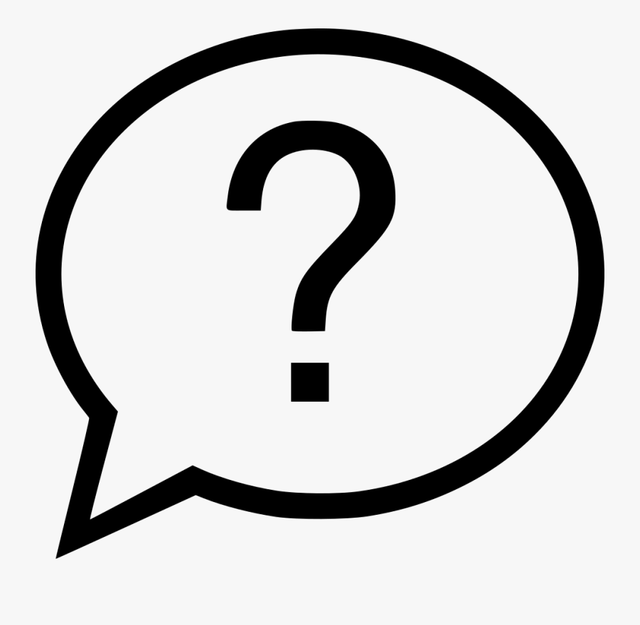 Circle Help Question Mark Comments - Question Mark Icon Svg, Transparent Clipart