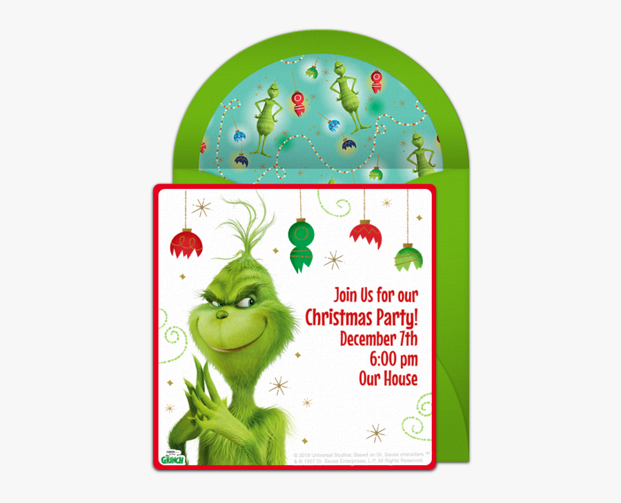 Grinch Illumination, Transparent Clipart