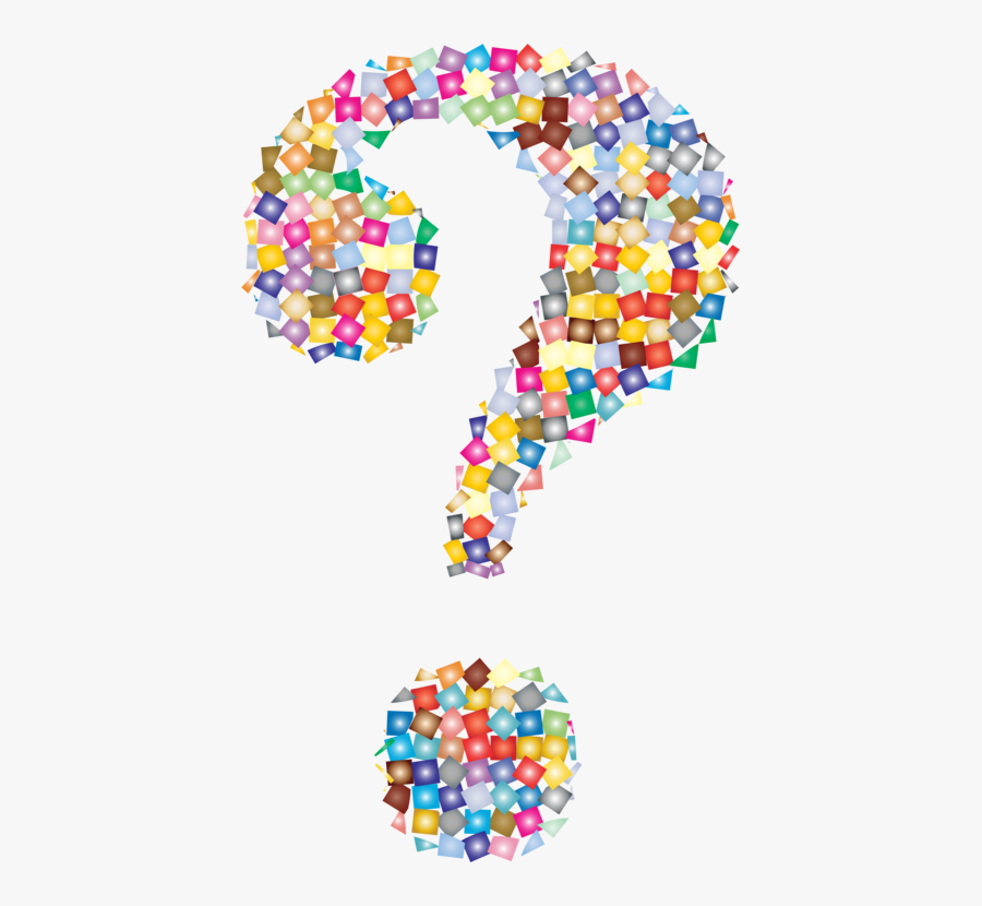 Colorful Question Mark Png, Transparent Clipart