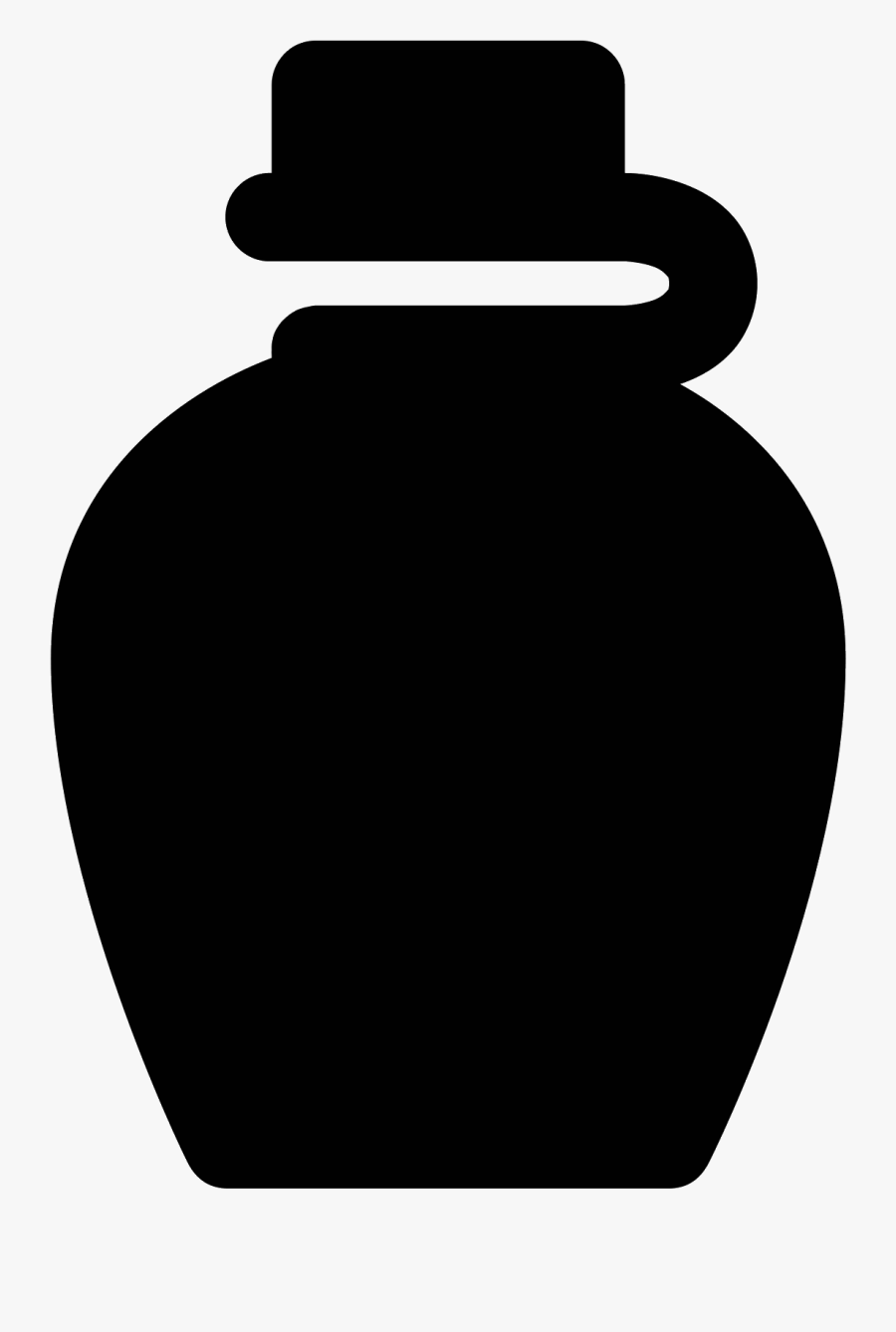 Water Bottle Icon Free - Circle, Transparent Clipart