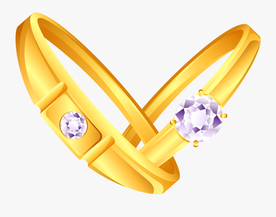 Wedding Rings Interlocking Making, Transparent Clipart