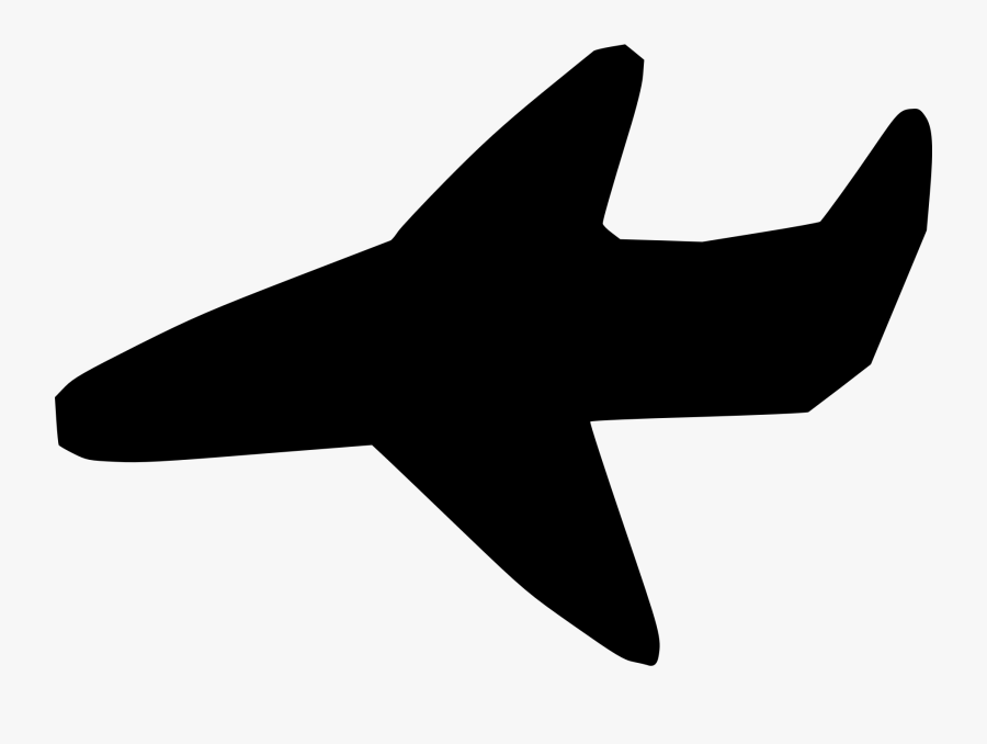 Shark Clipart Airplane - Airplane, Transparent Clipart
