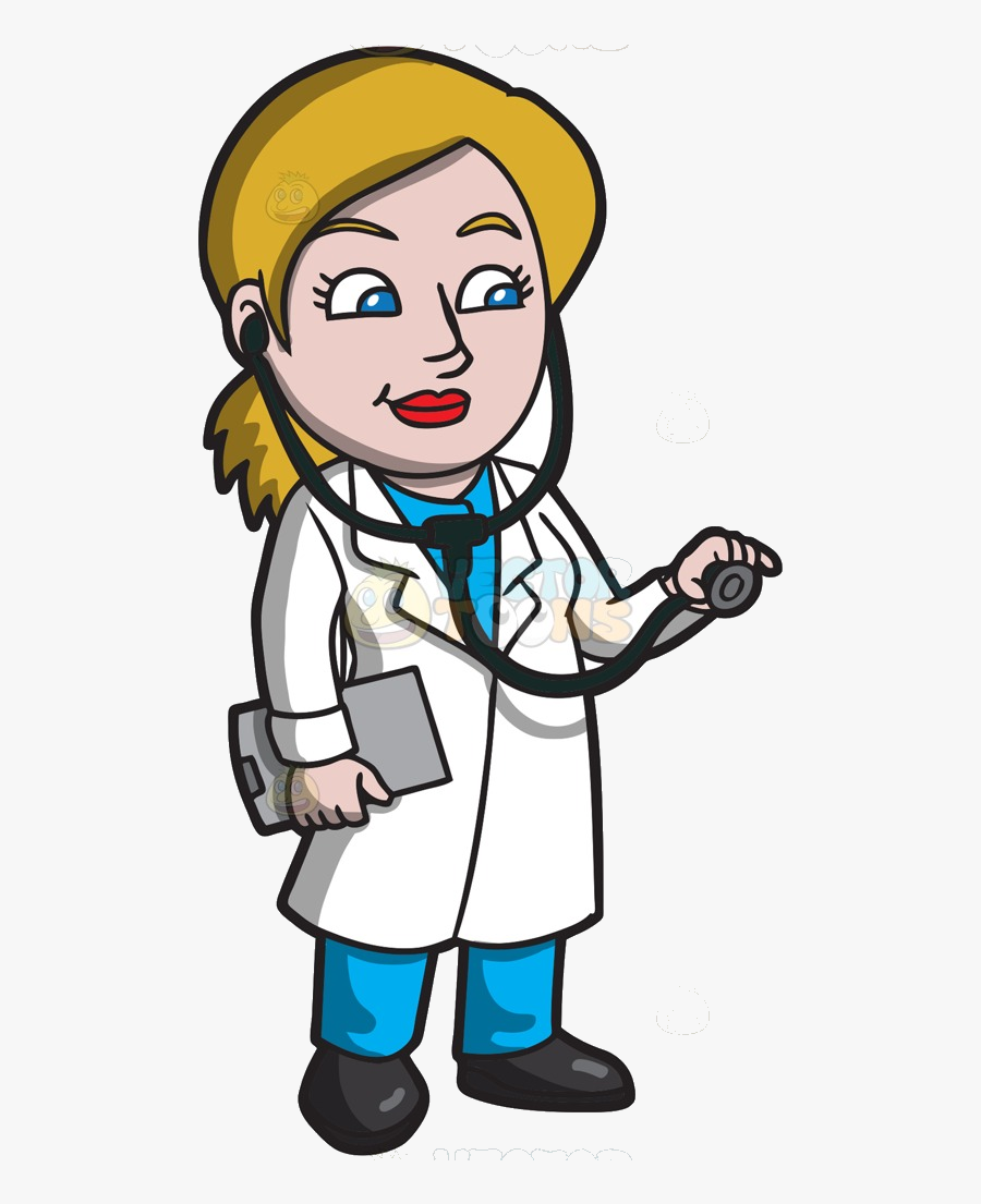 Doctor Cartoon Clipart Free Best Transparent Png - Stethoscope With Doctor Cartoon, Transparent Clipart