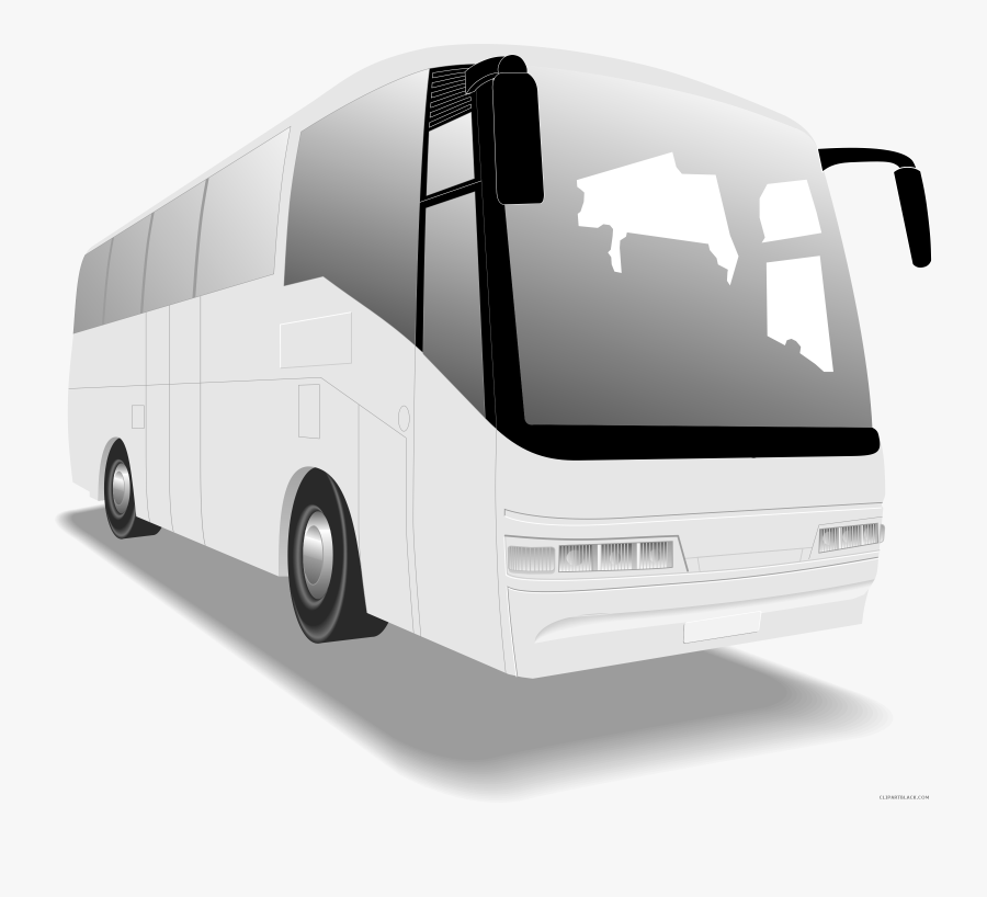 Tour Bus Transportation Free Black White Clipart Images - Appennino Shuttle Logo, Transparent Clipart