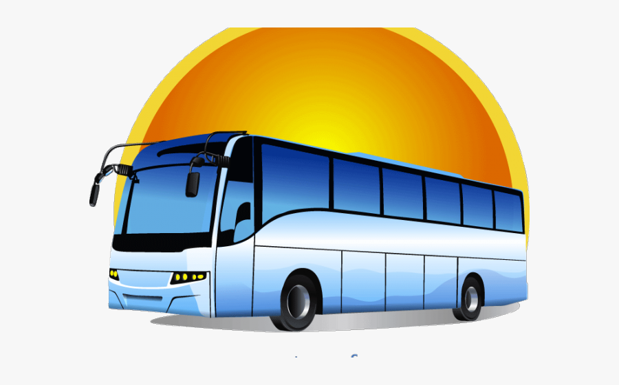 Bus Clipart Vacation - Tour Bus Clipart Png, Transparent Clipart