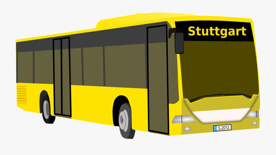 Yellow Bus - Omnibus Png, Transparent Clipart