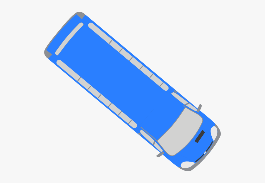 Bus Top View Icon, Transparent Clipart