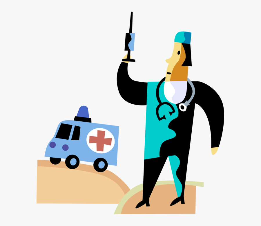 Vector Illustration Of Health Care Professional Doctor, Transparent Clipart