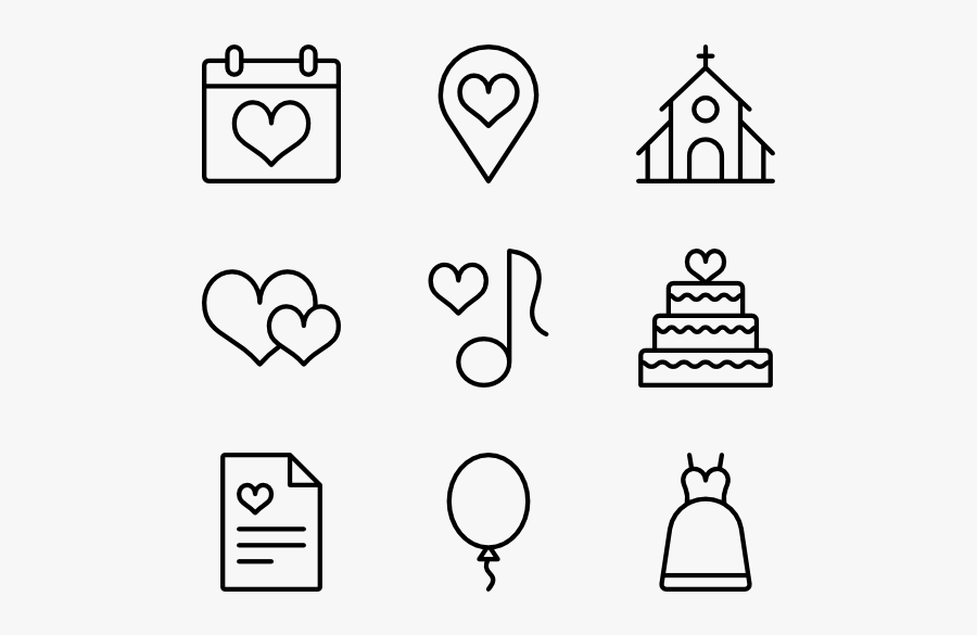 Wedding, Transparent Clipart