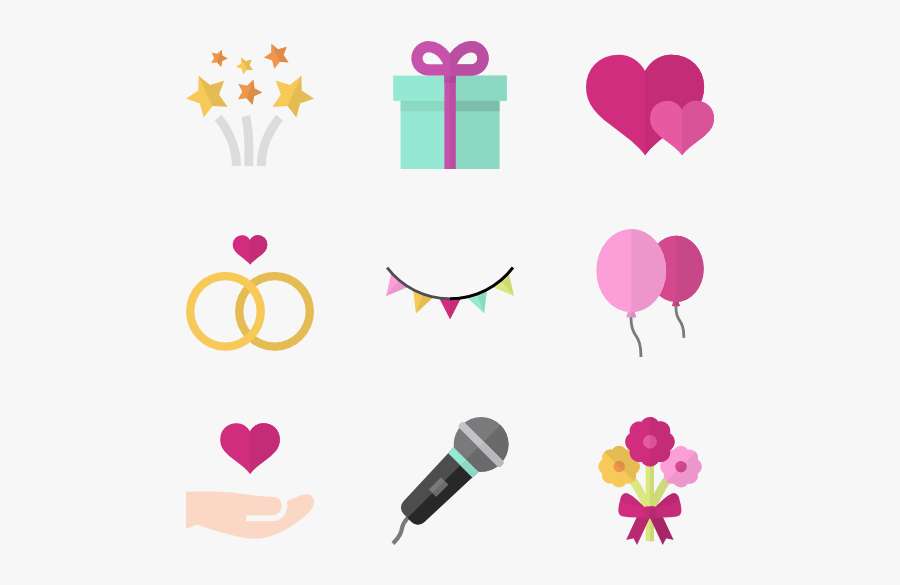 Wedding, Heart Icons Vector Icons - Wedding Icon .png, Transparent Clipart