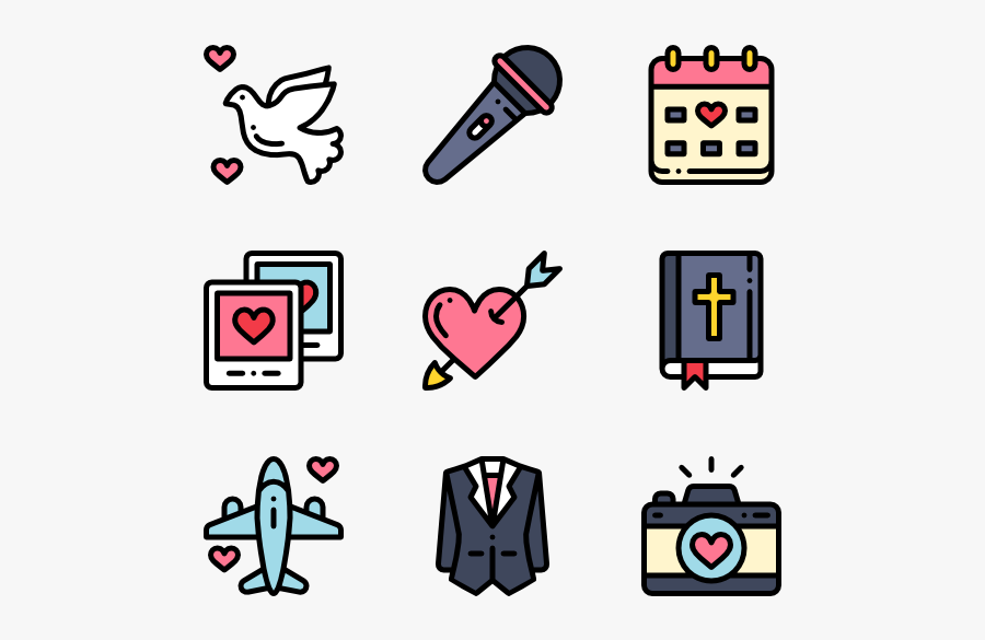 Wedding - Transparent Casino Icons Png, Transparent Clipart