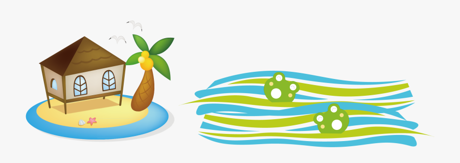 Villa Clipart Beach House - House, Transparent Clipart