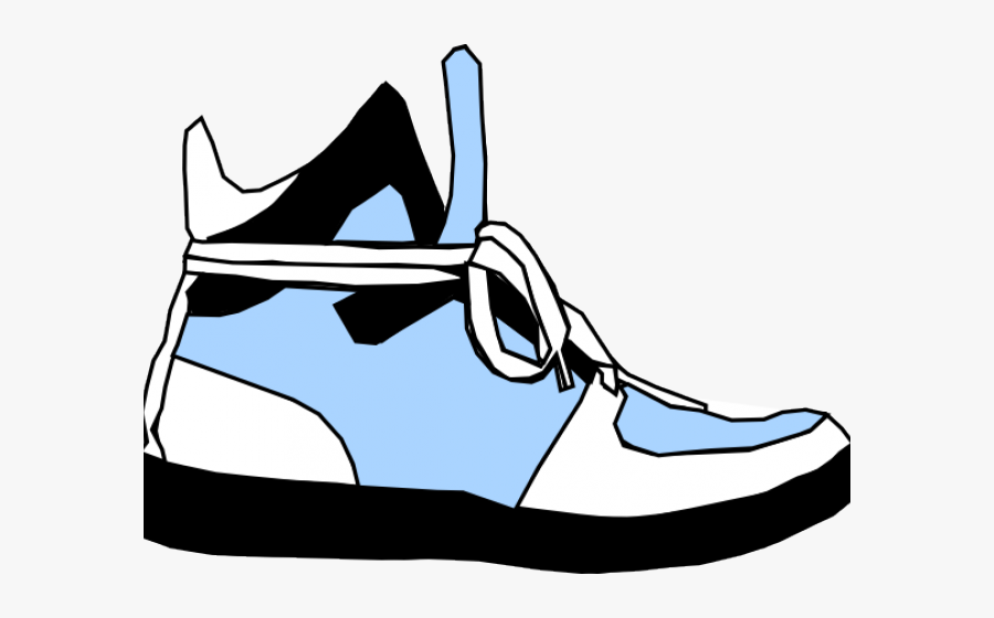 Gym Shoes Clipart Vector Png Front - Cartoon Shoe, Transparent Clipart
