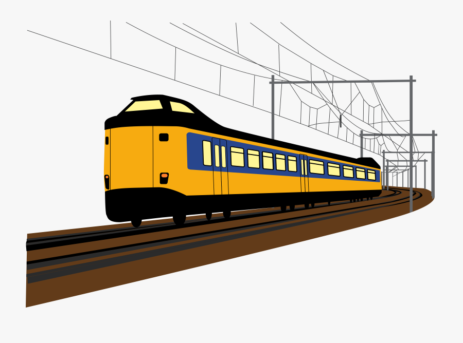 Train Driver Clipart - Electric Train Clipart, Transparent Clipart