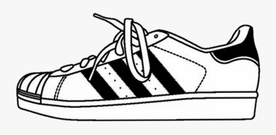Adidas Shoes Clipart Adidas Sneaker - Adidas Shoes Drawing, Transparent Clipart