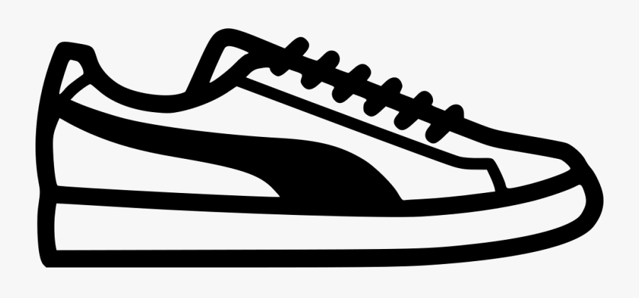 Clipart Black And White Download Puma Png Icon Free - Puma Sneaker Icon Png, Transparent Clipart