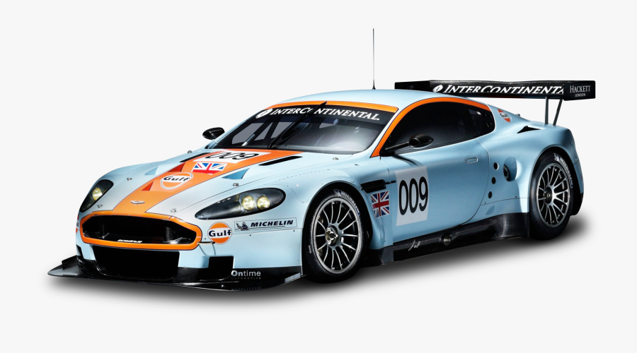 Transparent Racecar Clipart - Gulf Racing Aston Martin, Transparent Clipart