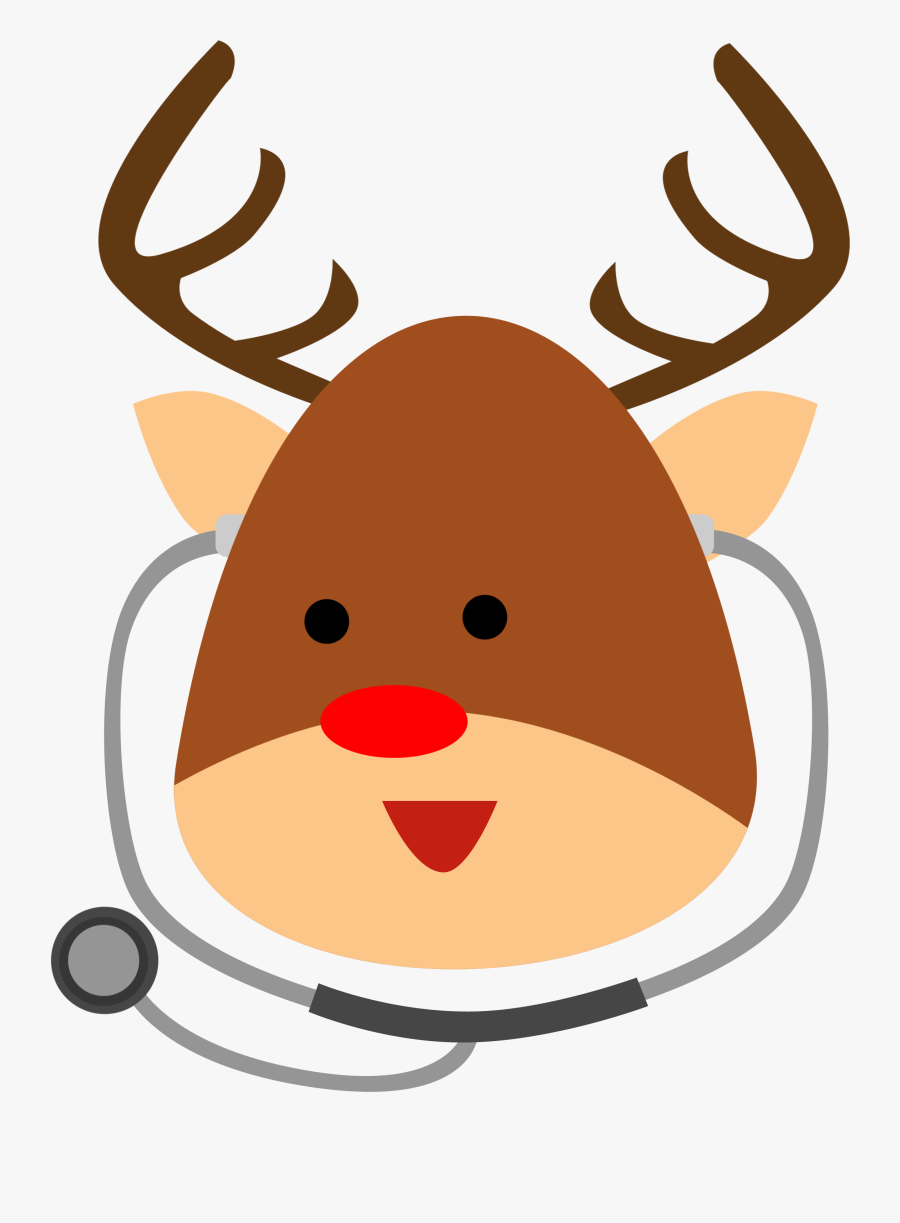 Antler Clipart Felt Reindeer - Reindeer Doctor, Transparent Clipart