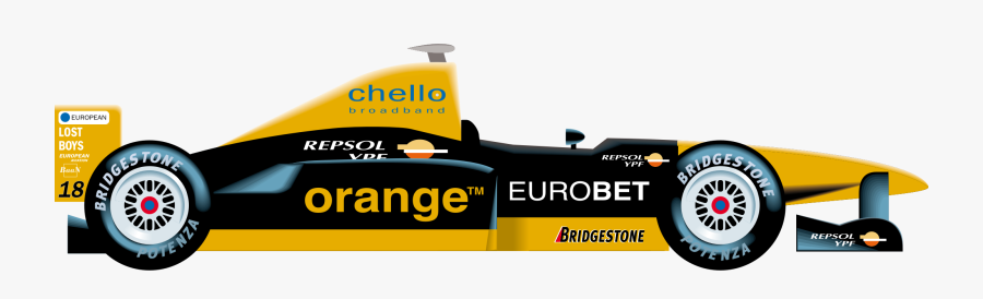 Formula 1 Racecar Clip Arts - Formula 1 Auto Clipart, Transparent Clipart