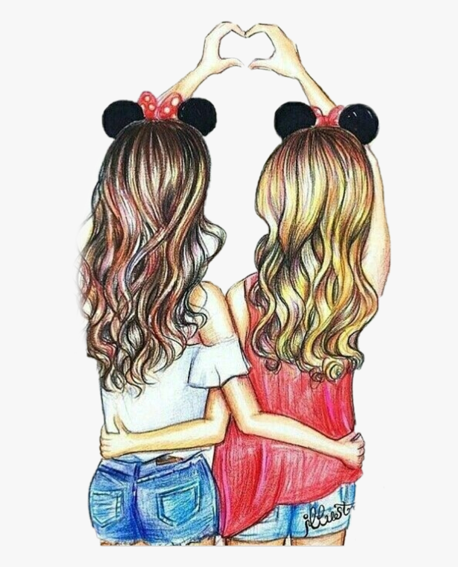 Besties Two Cute Bff Drawings Estrelaspessoais