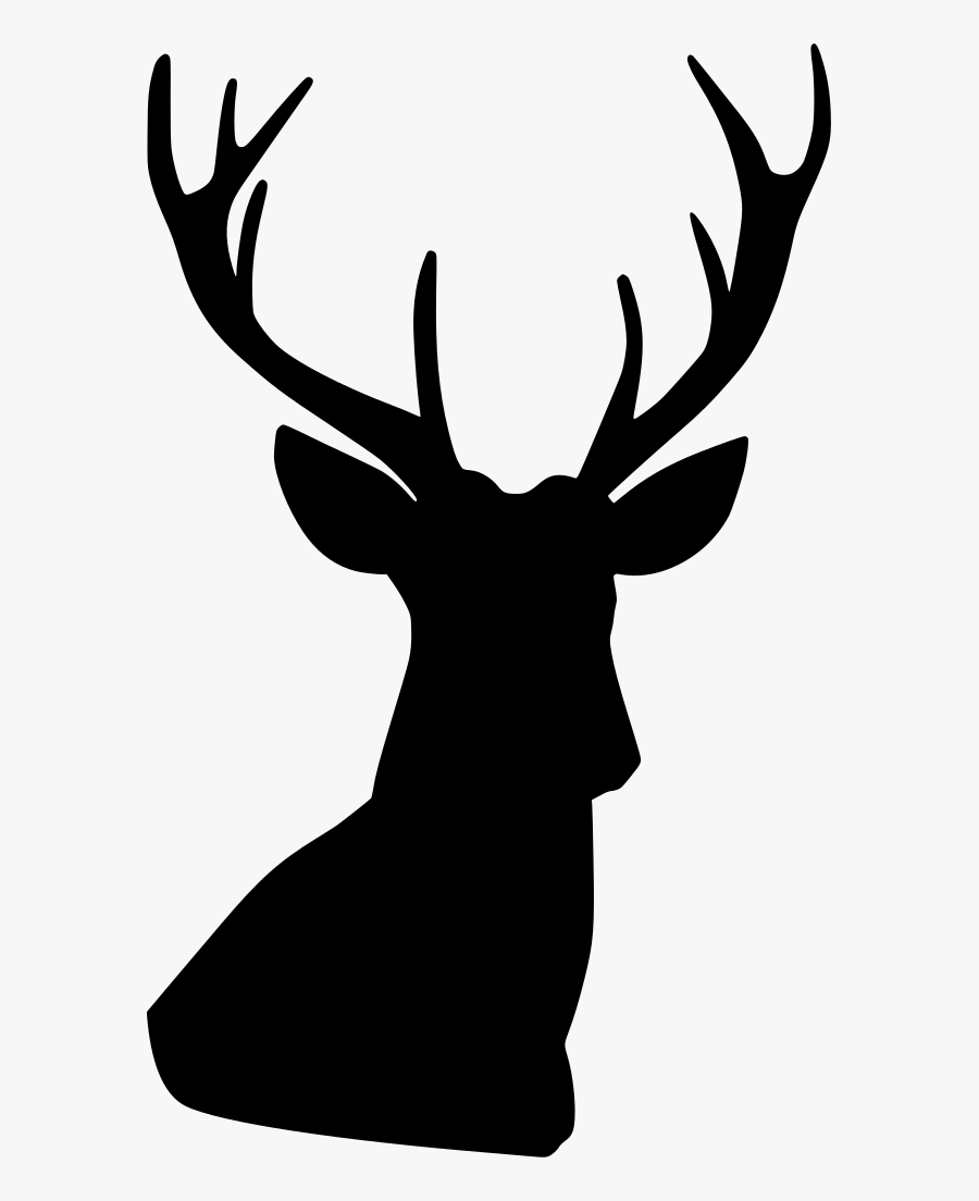 Svg Antlers Deer Free - Deer, Transparent Clipart