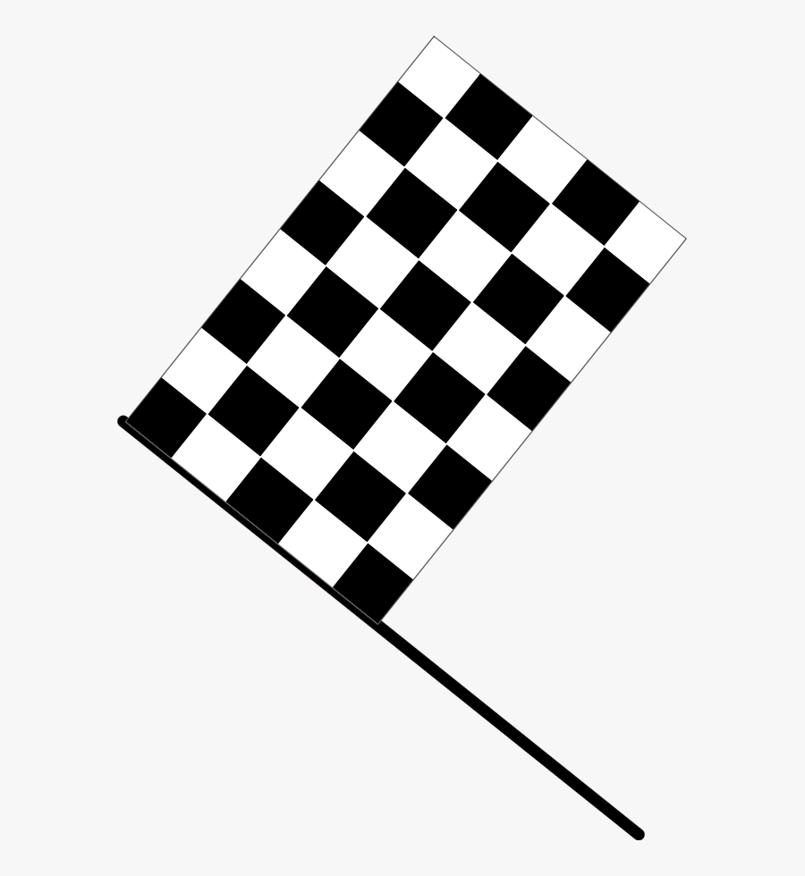 Checkered Flag Small Clipart 300pixel Size, Free Design - Vector Checkered Flag Png, Transparent Clipart