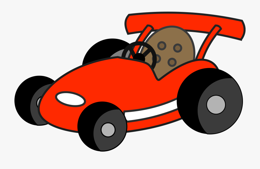 Cartoon Go Kart Drawing, Transparent Clipart