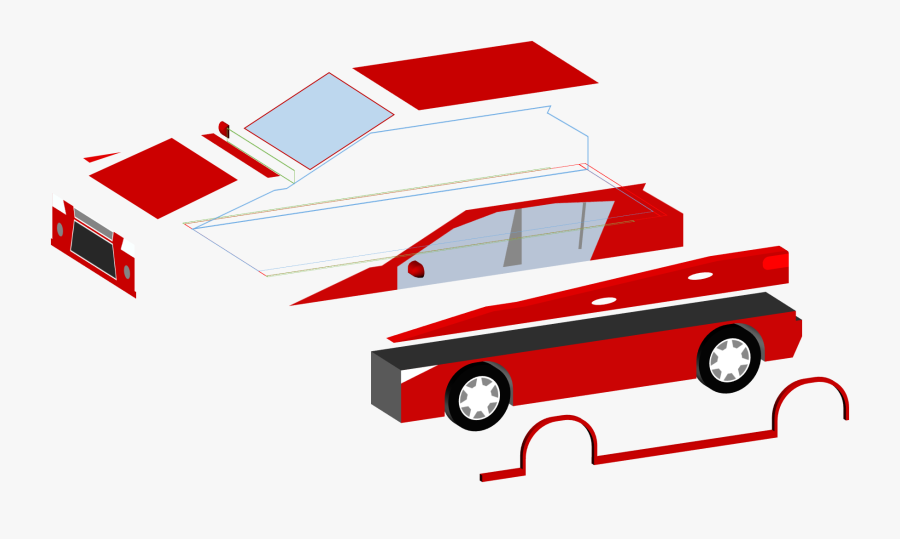 Drawing In 3d Cars Powerpointy, Transparent Clipart