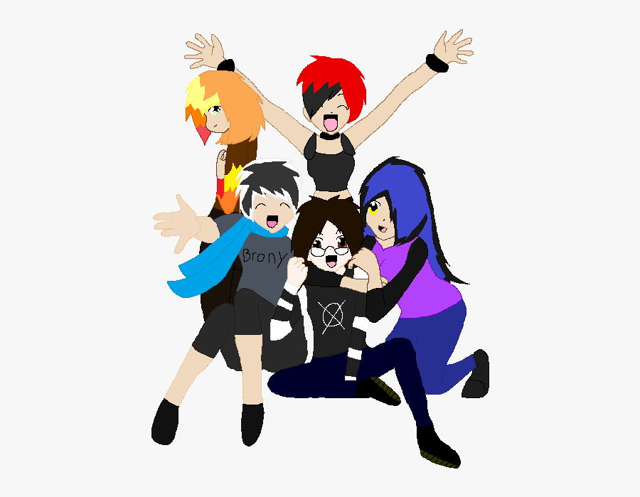 Svg Royalty Free Download Friends Together Clipart - Best Friends Five Cartoon, Transparent Clipart