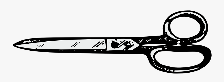 Vector Transparent Scissors Transparent Sewing - Tijera De Costura Png, Transparent Clipart