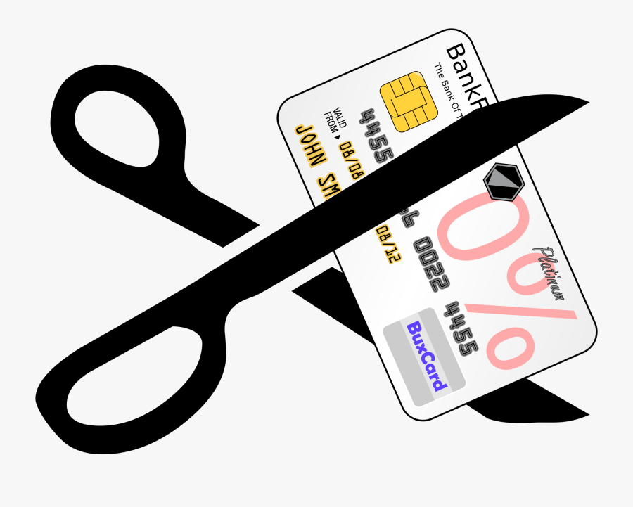 Scissor Svg Cut Here - Get Out Of Debt Drawing, Transparent Clipart