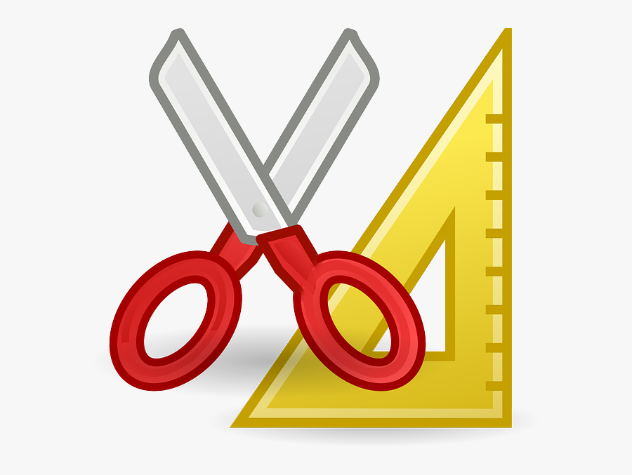 Accessories, Scissors, Cut, Measure, Set Square, Icon - Scissors Clipart, Transparent Clipart