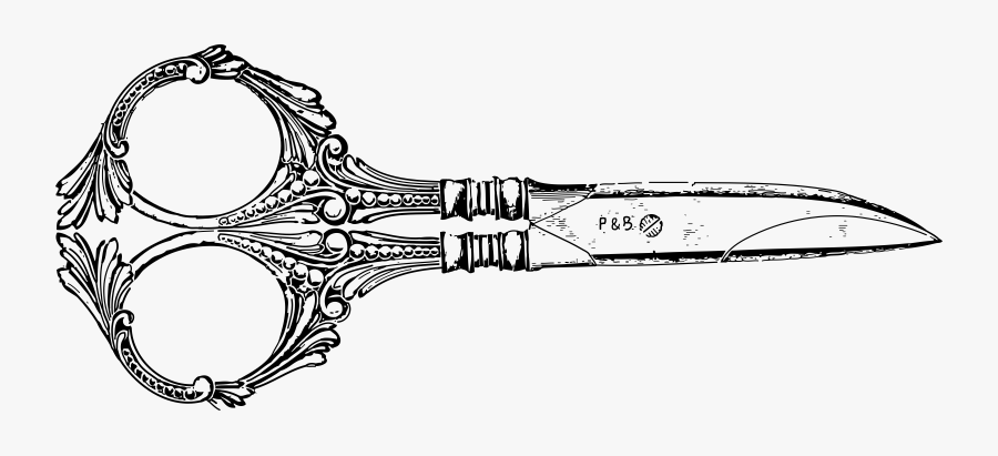 Scissor Clipart Fancy - Fancy Scissors, Transparent Clipart