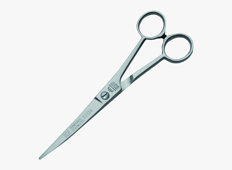 Banner Library Hauptner Curved Scissor Mm - Scissors, Transparent Clipart