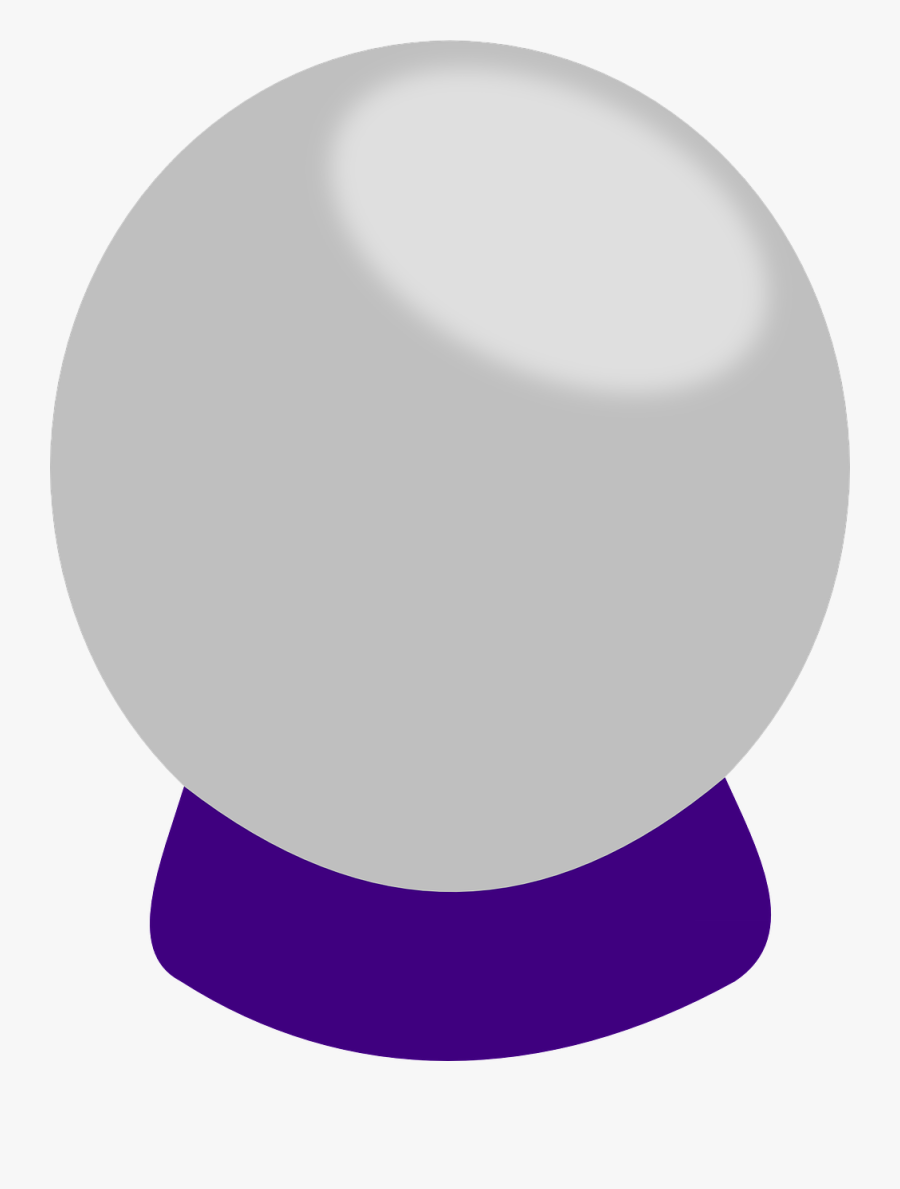 Crystal, Ball, Magic, Sphere, Glass, Magical - Crystal Ball Purple Clip Art, Transparent Clipart
