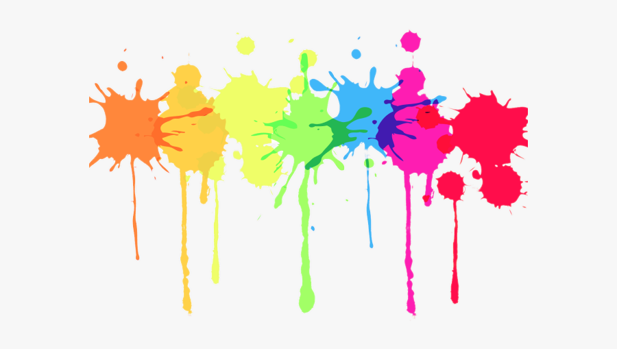 Drops Clipart Paint Splatter - Paint Splatter Clipart, Transparent Clipart