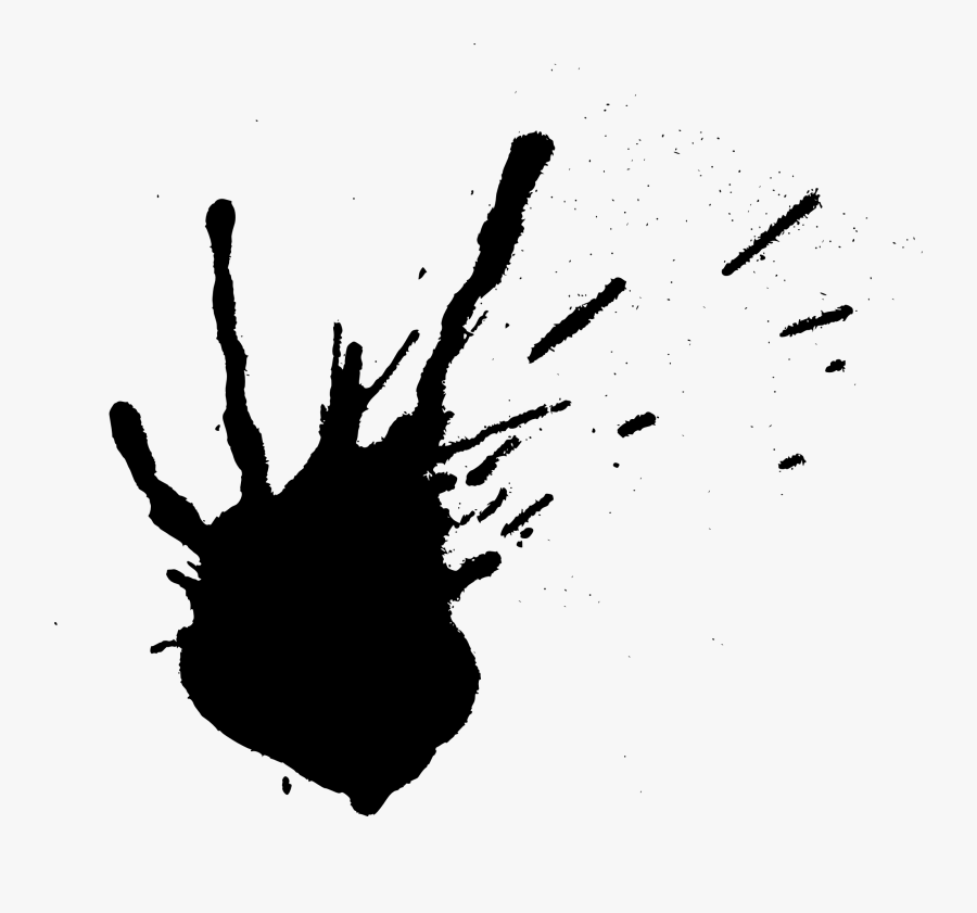 Transparent Mud Splat Png - Black Liquid Splash Transparent Png, Transparent Clipart