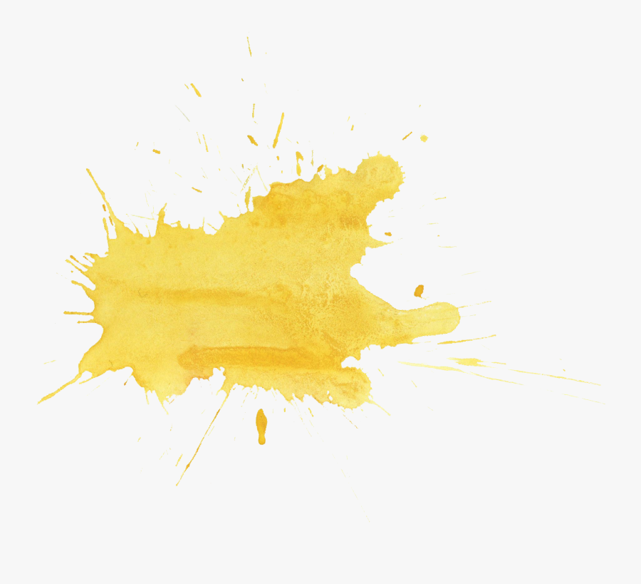 Clip Art For Free Download - Yellow Watercolor Background Png, Transparent Clipart