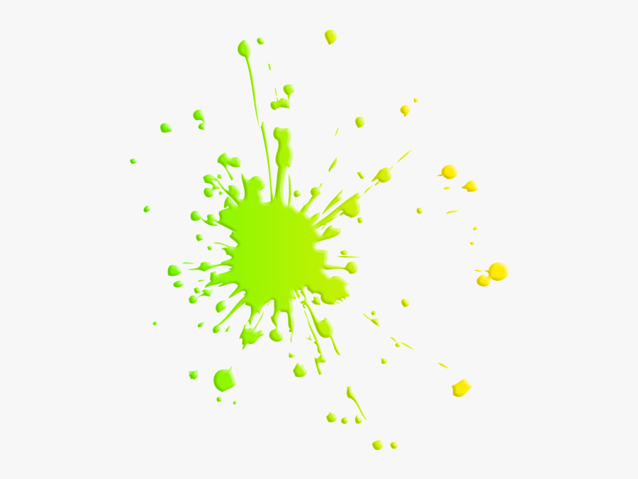 Stained Clipart White Paint Splatter - Transparent Splash Green Png, Transparent Clipart