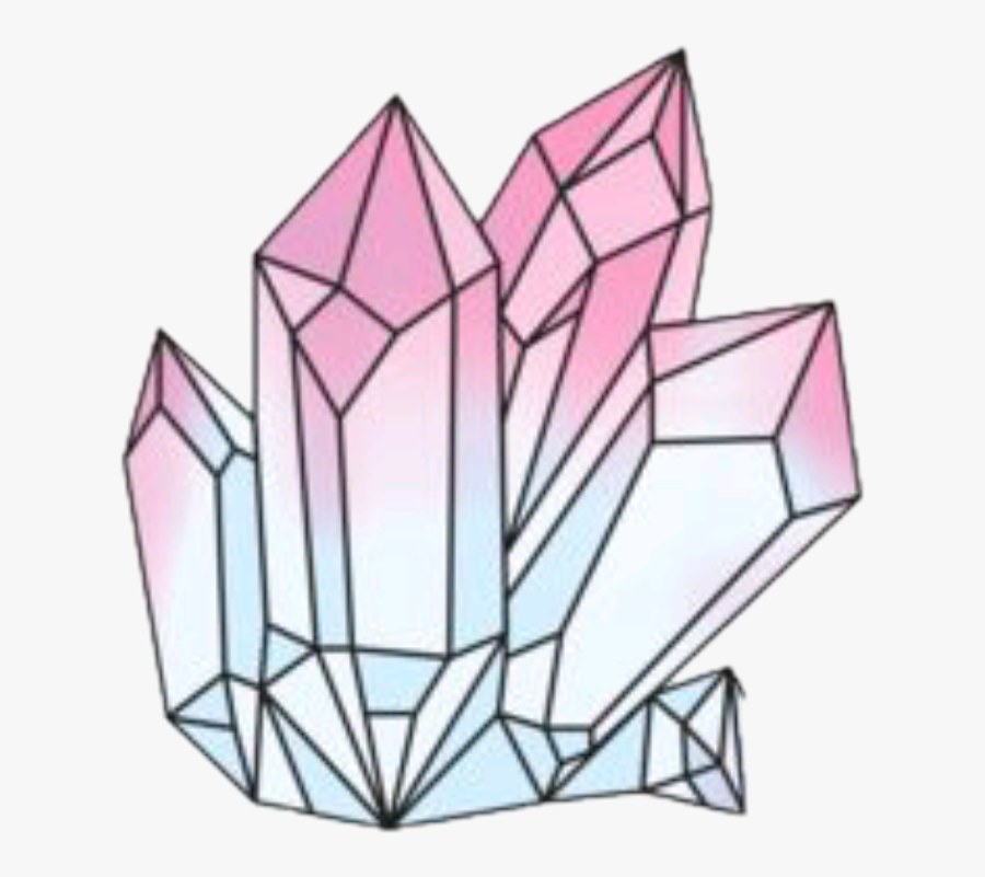 Sticker Decal Crystal Cluster Drawing - Crystal Sticker, Transparent Clipart