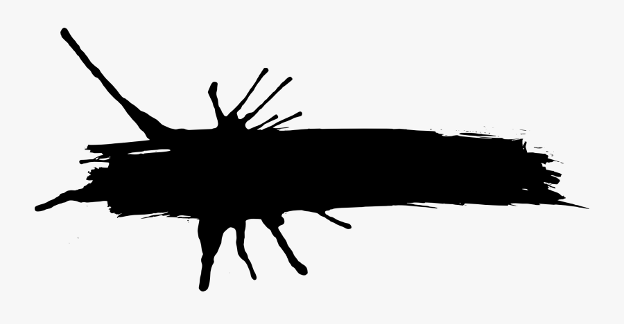 Transparent Splatter Clipart - Black Paint Splatter Transparent, Transparent Clipart